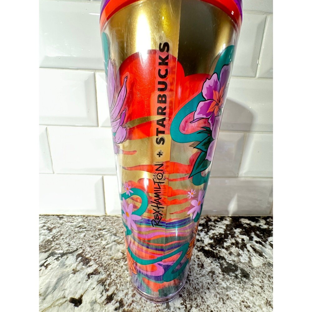 Starbucks Hamilton Texas Wildflowers 24 Oz. Tumbler NWOT